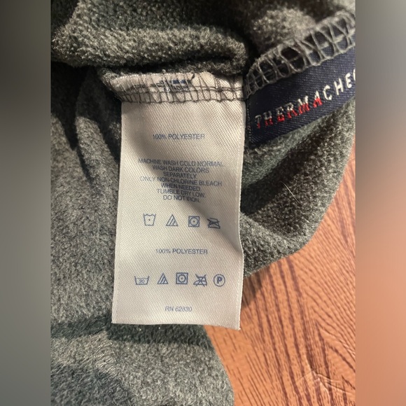 Lands End 100% Polyester Thermacheck QZip Pullover *Excellent Cond* Size L - Picture 3 of 6